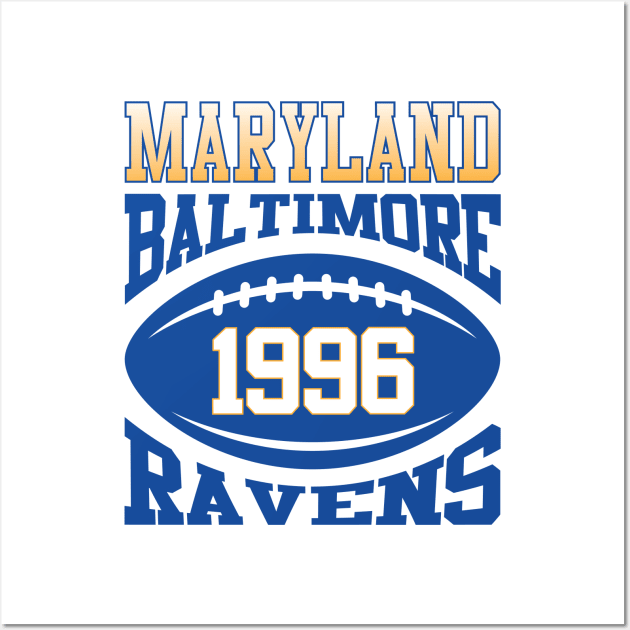 Maryland Baltimore Ravens Wall Art by apparel-art72